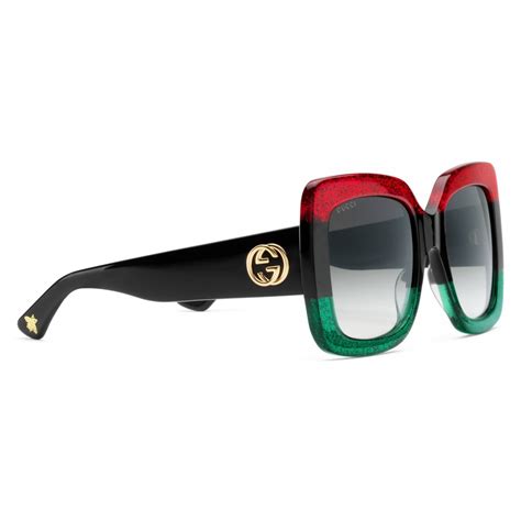 gucci donna occhiali da sole|occhiali Gucci sole quadrati.